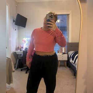 Amazon Pink Cropped Long sleeve